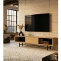 Szafka RTV-68 Drewno Lite Dąb Loft Lakier Rozmiary od 100 cm do 200 cm PREMIUM